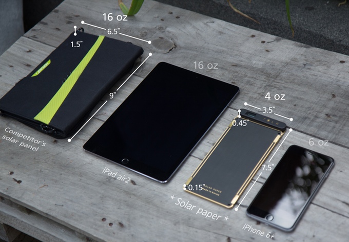 Solar Paper Can Charge Your iPhone 6 in 2.5 Hours [Video]