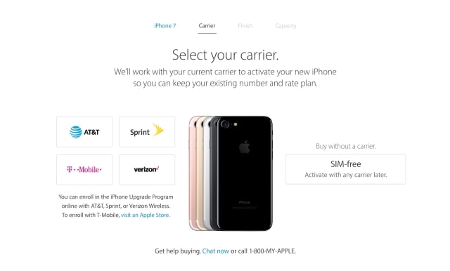 Apple is Now Selling an Unlocked SIM-Free iPhone 7 in the U.S.