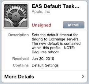 Apple Posts Fix for iOS 4 Exchange Issues