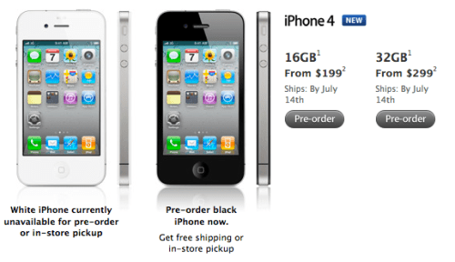 Apple Removes White iPhone 4 from Apple Store