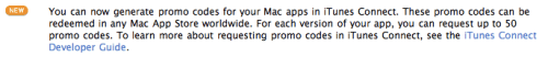 Developers Can Now Create Mac App Store Promo Codes