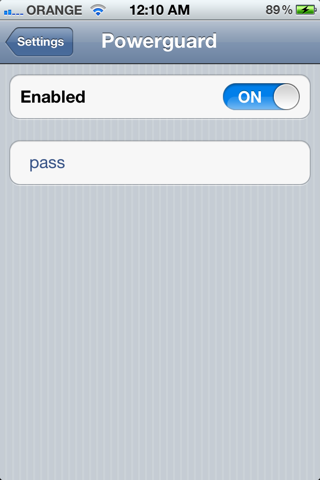 Powerguard Password Protects Powering Off Your iPhone