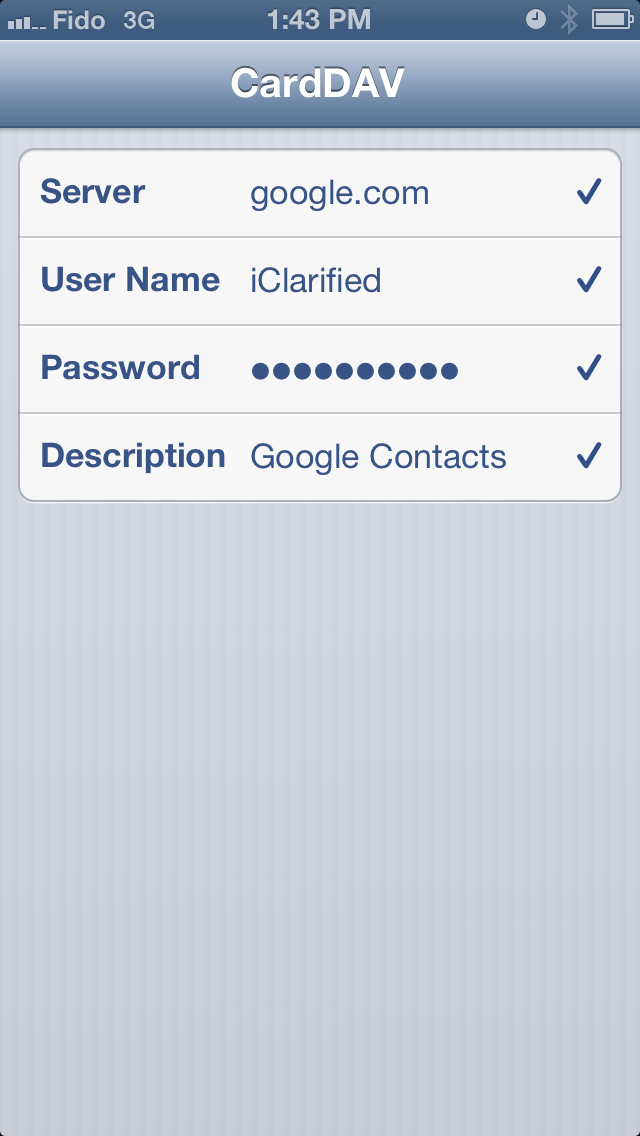 Google Adds Support for Syncing Google Contacts to iOS Using CardDAV