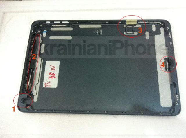 Alleged iPad Mini Parts Leaked [Photos]