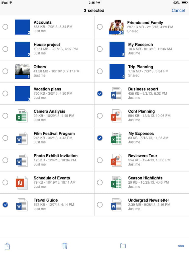 Onedrive App Gets Recycle Bin Push Notification Support For Share