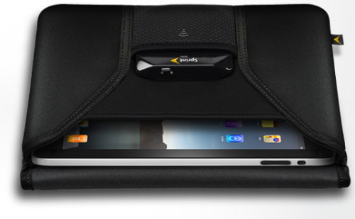 Sprint Offers iPad Case With Built In Pocket for Overdrive 4G Hotspot