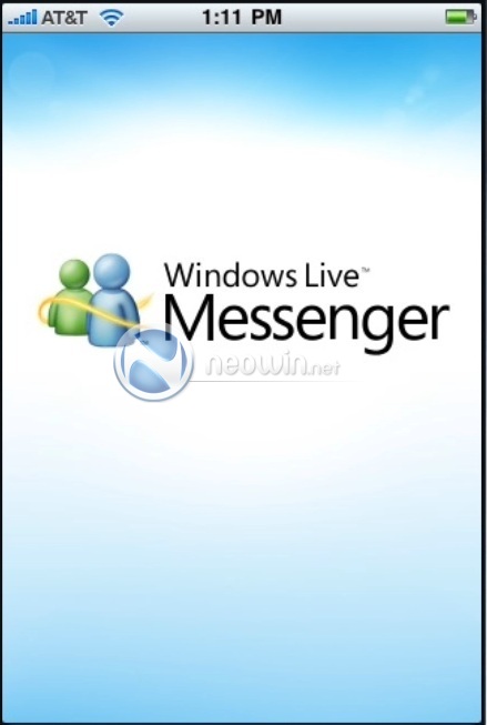 Screenshots of Windows Live Messenger for iPhone Revealed