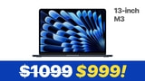 Apple M3 13-inch MacBook Air On Sale for $999 [Lowest Price Ever]