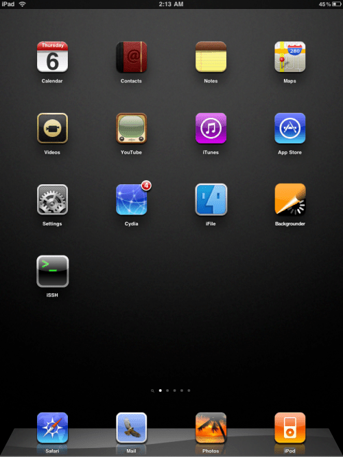 Winterboard for iPad Makes Great Progress [Now Available]