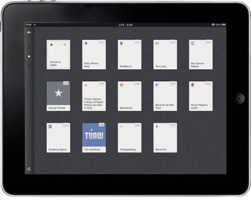 Preview of Reeder for the iPad [Screenshots]