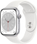 Apple Watch Series 8 (GPS, 45mm, Silver Aluminum Case, White Sport Band S/M) - $419.00