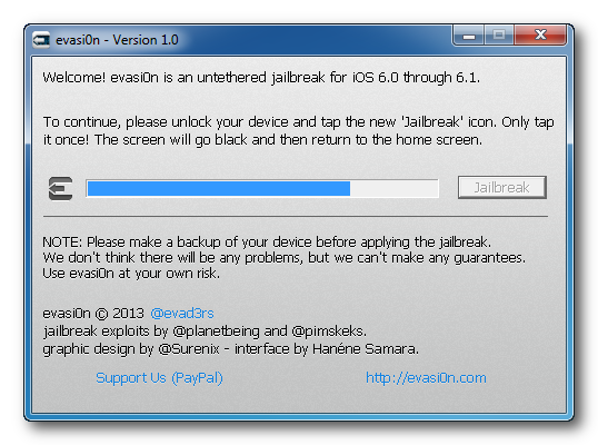 Comment Jailbreaker ton iPhone 5, 4S, 4, 3GS avec Evasi0n (Windows) [6.1]