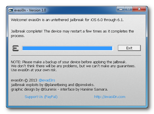 Hoe moet u uw iPhone 5, 4S, 4, 3GS Jailbreaken met Evasi0n (Windows) [6.1]