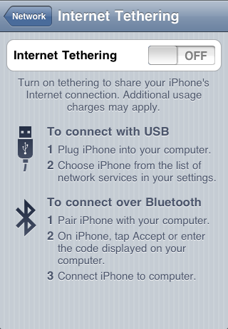 How to Enable Tethering for AT&amp;T iPhones on OS 3.0