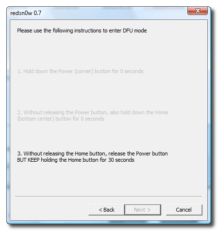 Anleitung zum Unlock/Jailbreak des iPhone 2G mit OS 3.0 durch RedSn0w (Windows)