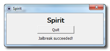 Jailbreak-Anleitung für dein iPhone mit Spirit(Windows) [3.1.2, 3.1.3]