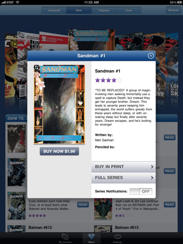 DC Comics Releases an App for the iPhone and iPad