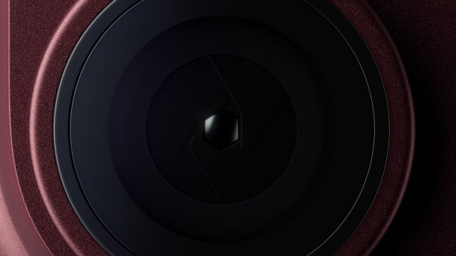 A close-up of the variable-aperture blades in the iPhone 18 Pro camera.