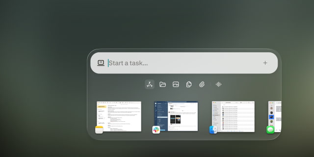 Perplexity Personal Computer interface showing access to Mac applications and files