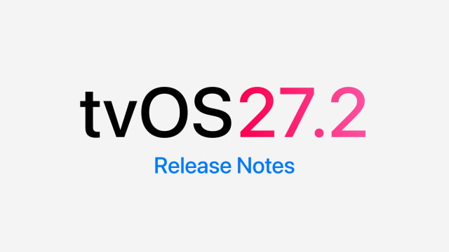 tvOS 27.2 Release Notes title artwork