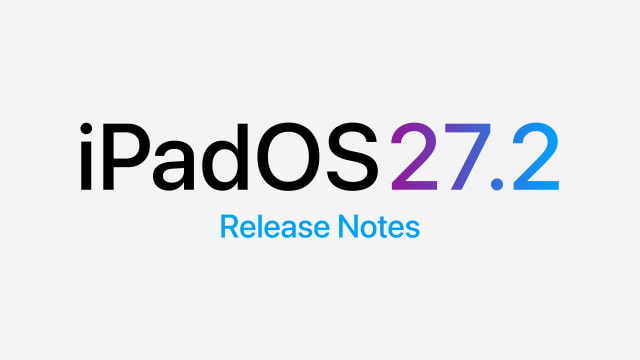 iPadOS 27.2 Release Notes title artwork