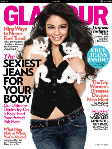 Glamour Magazine Arrives on the iPad, iPhone