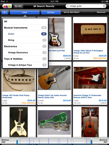 eBay for iPad Adds Messaging, Notifications, Feedback