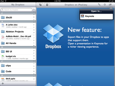 Dropbox Announces New Mobile Applications