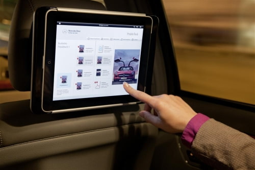 Mercedes-Benz Demos Prototype iPad Docking Station