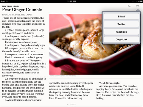 New York Times Introduces New and Enhanced App for iPad 