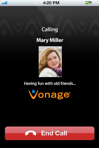 Vonage Mobile for Facebook Adds Multitasking