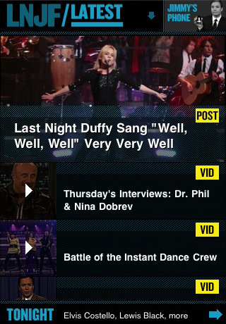 Late Night With Jimmy Fallon Gets an iPhone App