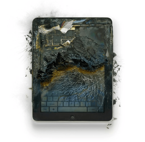 Even Destroyed Apple Products Look Beautiful [Photos]