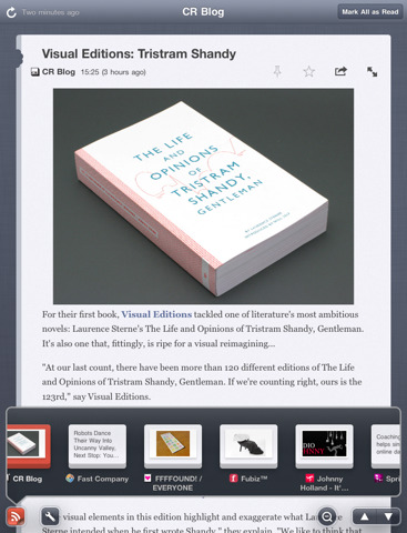 Ocean Observations Releases &#039;The Feed&#039; RSS Reader for iPad