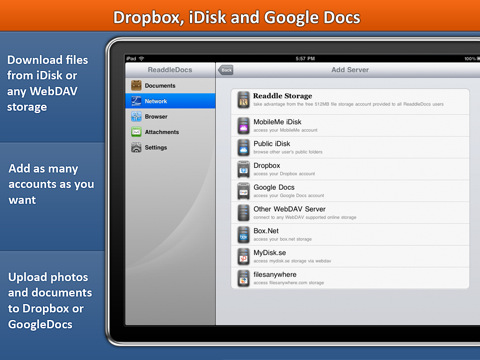 ReaddleDocs for iPad Adds iOS 4.2 Compatibility