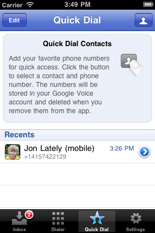 Google Voice App Gains Support for iPad, iPod Touch