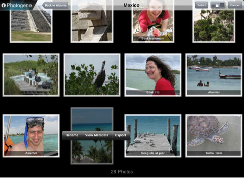 Photogene for iPad Gets New Photo Browser, Batch Uploading