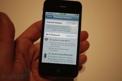 Verizon to Charge Additional $20/Month for iPhone Personal Hotspot