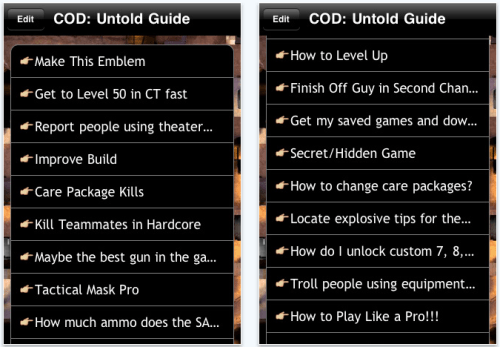 UnTold Guide for Call Of Duty Black Ops 1.0