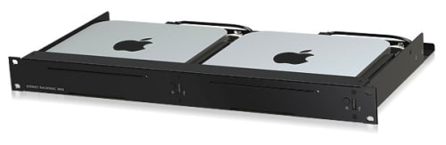 RackMac mini Secures Two Mac mini Servers in a 1U Rack Space