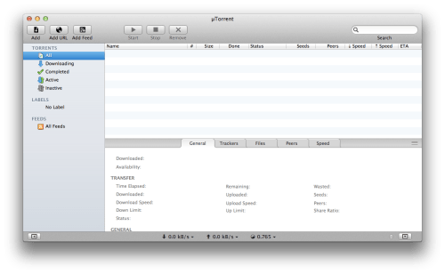 uTorrent for Mac Adds Scheduler, Web and RSS Support