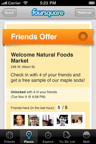 Foursquare for iPhone Gets a Big Update