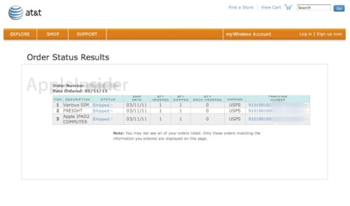 AT&amp;T Ships Out iPad 2 With Monday Delivery Date