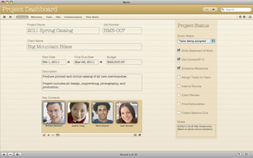 FileMaker Updates Bento for Mac, iPhone, and iPad