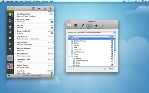 Sparrow 1.1 Released With IMAP Support