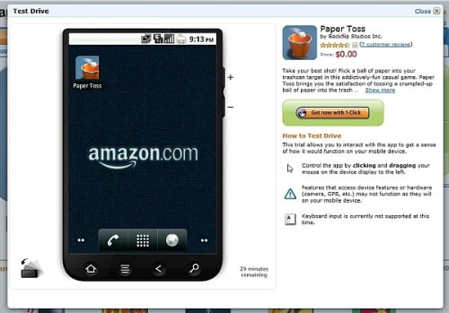 Amazon Lets You Try Apps Before You Buy Using an Android Virtual Machine