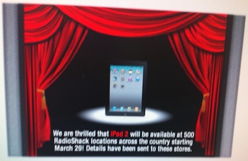 RadioShack to Begin Selling the iPad 2 Starting Tomorrow?