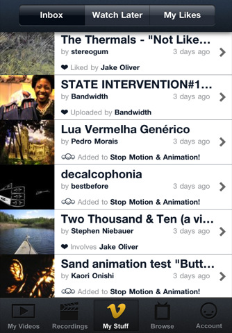 Vimeo Releases Official iPhone App