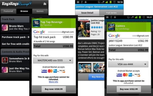 Google Launches In-App Billing for Android