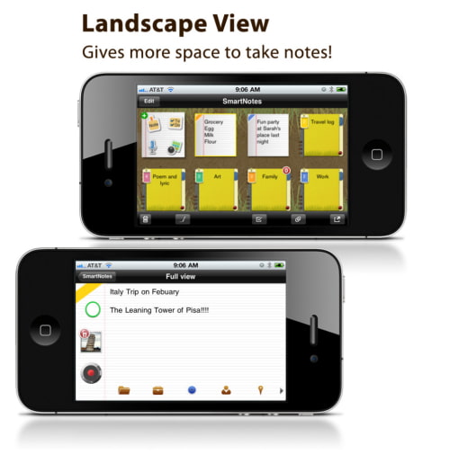 SmartNotes 2 Connects iPhone To iPad